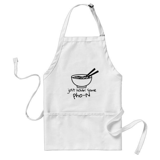 Tablier Pocket Aprons Chef de Pho Lover, Vietnamien Pho Pu (Devant)