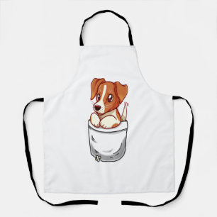 Tablier Pocket Cute Jack Russell Terrier