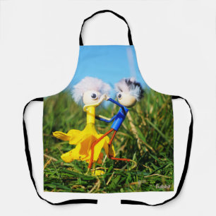 Tablier Poignettes de Fubby d'action dansante d'une ordure
