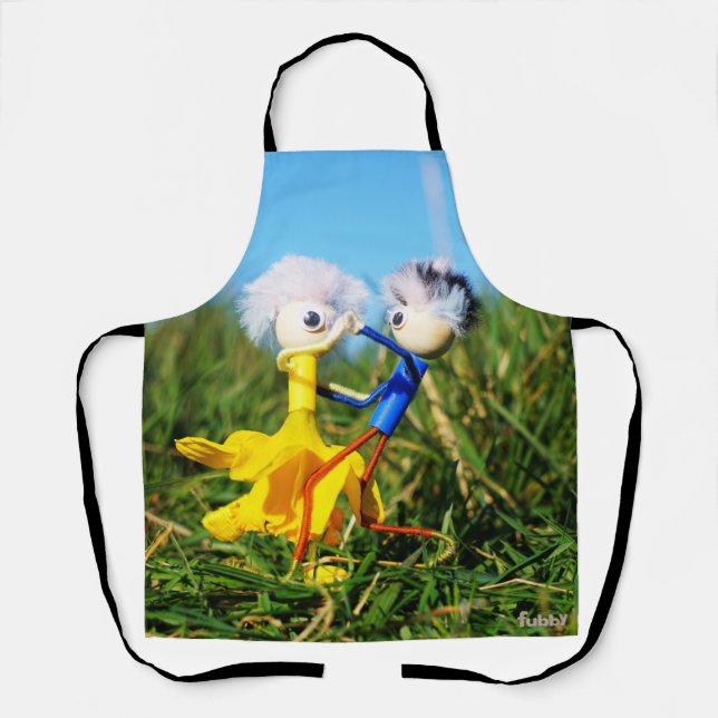 Tablier Poignettes de Fubby d'action dansante d'une ordure (Recto)