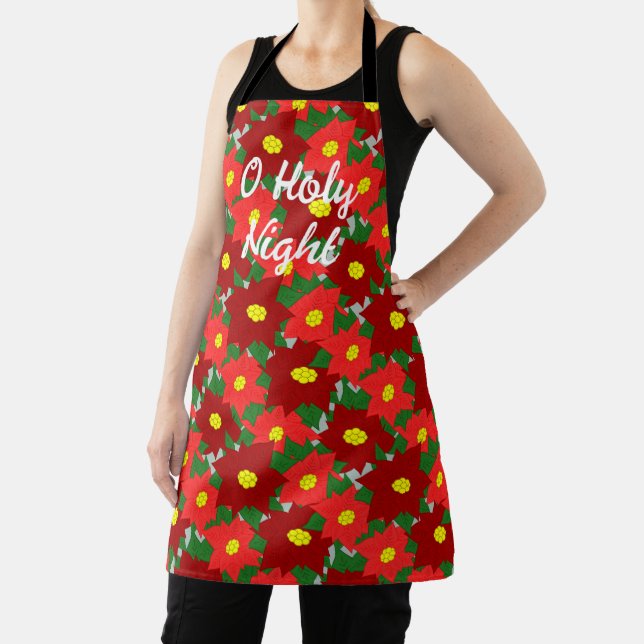 Tablier Poinsettias de Noël (Insitu)
