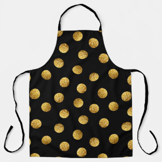 Tablier Point Polka Or : Étincelant Sans Parfum.