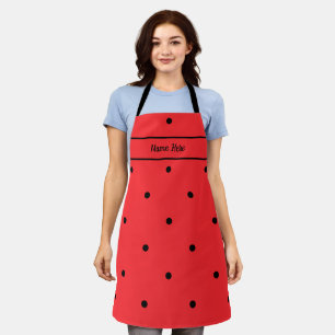 Tablier Pointe Pot Apron Cadeau avec nom personnalisé
