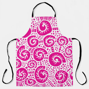 Tablier Points de coquille d'escargot gribouillage 47