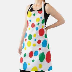 Tablier Pois coloré ; choisir la taille