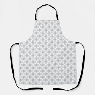 Tablier Pois gris clair à la mode