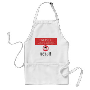 Tablier Pois Rouge drôle Espagnol Flamenca Girl pour elle