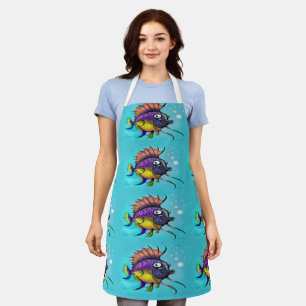 Tablier Poisson arc-en-ciel