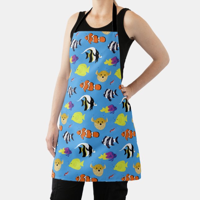 Tablier Poisson clown et amis (Insitu)