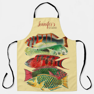 Tablier Poisson tropical personnalisable