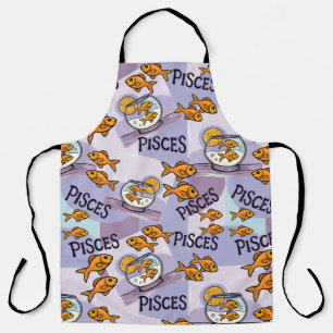 Tablier Poissons cadeau design pour Zodiac star gazeuses