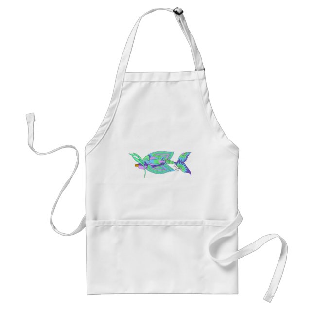 Tablier Poissons d'île (Devant)