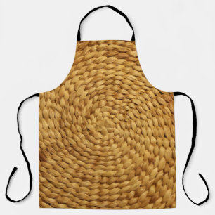 Tablier Poitrine tissée : Authenticité Brown texturée