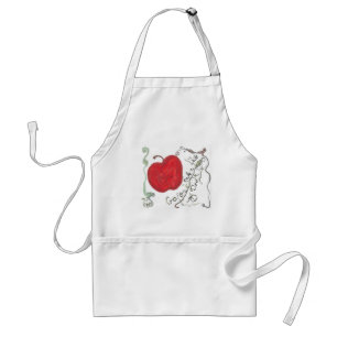 Tablier Pomme blanche de neige