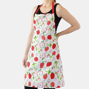 Tablier Pommes rouges et vertes