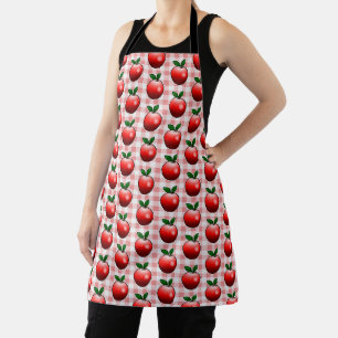 Tablier Pommes rouges sucrées