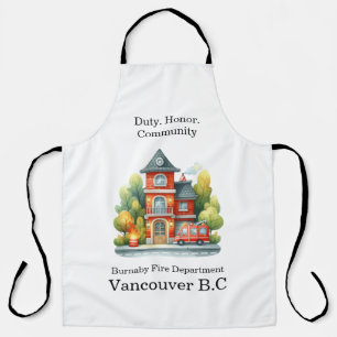 Tablier Pompier dans un après-midi de printemps chaud