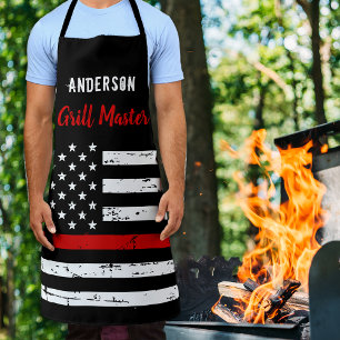 Tablier Pompier mince Red Line Grill Master BBQ Apron