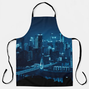 Tablier Pont et l'architecture urbaine de ville la nuit à