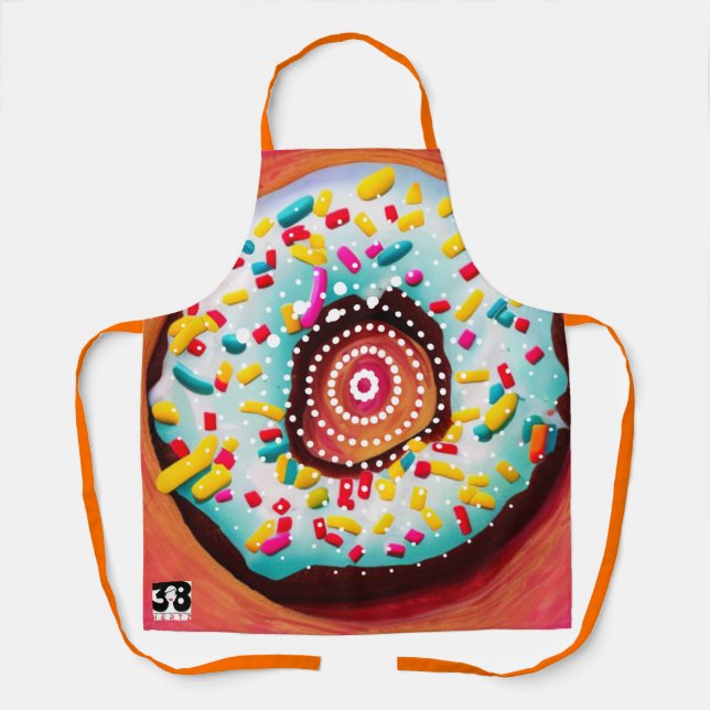 Tablier Pop Art Donut (Recto)