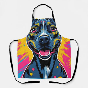 Tablier Pop Art Smile - Le pouvoir d'un chien heureux