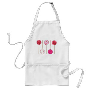 Tablier Pop de gâteaux de la Saint-Valentin rose Dessert B