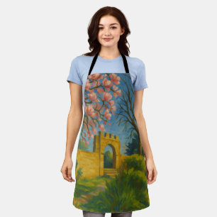 Tablier Porte Blossom - Peinture Jardin Enchantée