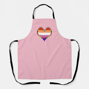Tablier Porte-coeur de la fierté lesbienne