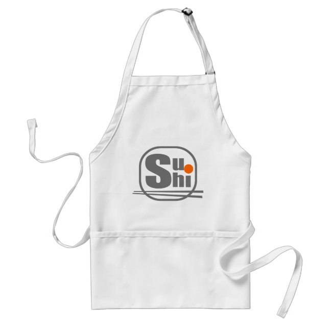 Tablier Porte-logo du Sushi (Devant)