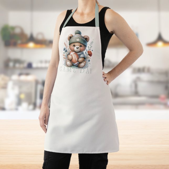 Tablier Porte Mignonette Espace De Football Personnalisé (Personalized Football Apron)