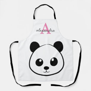 Tablier Porte-panda coutume Monogramme