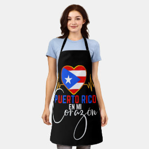 Tablier Porto Rico en mi Corazon Puerto Rican Pride