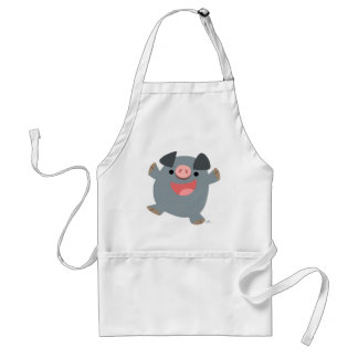 Tablier Porton de porc rebondi en caricature mignonne