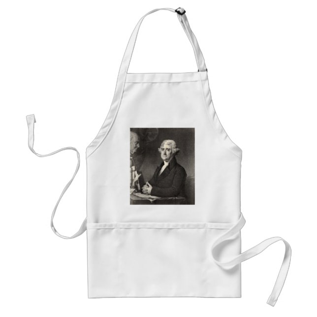 Tablier Portrait de Thomas Jefferson (Devant)