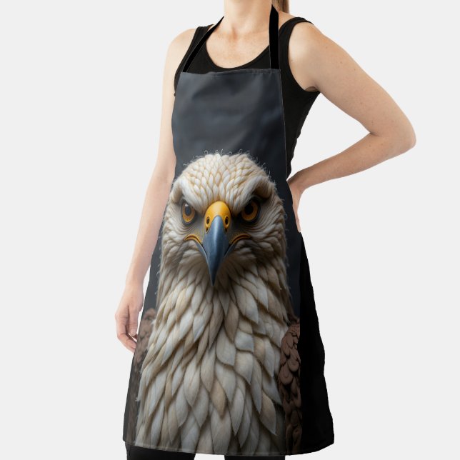 Tablier Portrait d'oiseaux feuillés (Insitu)