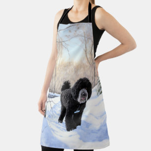 Tablier Portugais Water Dog Laisser neiger Noël