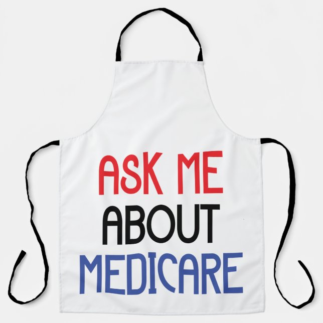 TABLIER POSEZ-MOI DES QUESTIONS SUR MEDICARE (Recto)