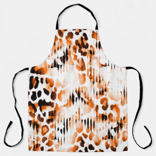 Tablier Posters de animaux africains. Motif naturel vintag