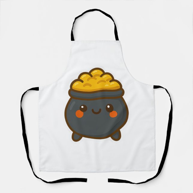 Tablier Pot d'or Kawaii (Recto)