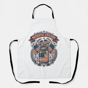 Tablier Pot Mason Patriotique Vie de Campagne