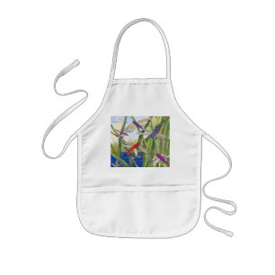 Tablier pour enfant - Design d'aquarelle de libell