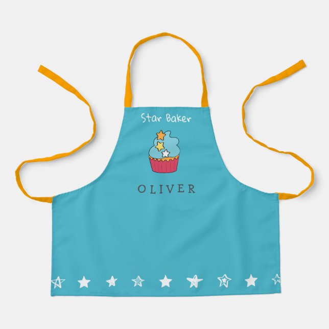 Tablier pour enfants de cuisine personnalisée (Recto)