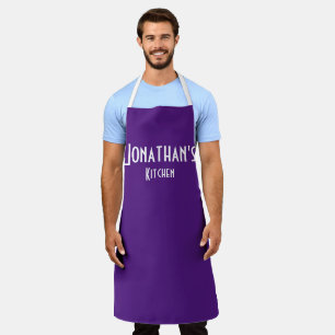 Tablier pourpre personnalisé