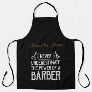 Tablier Power of a Barber Personalize