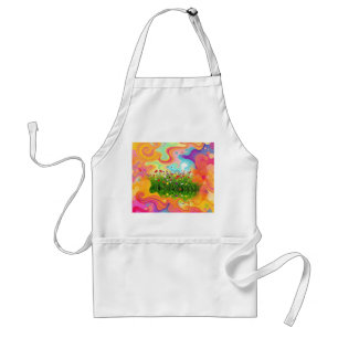 Tablier Pré fleur sauvage dans un spectre vibrant