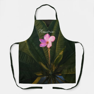 Tablier Première floraison, Plumeria