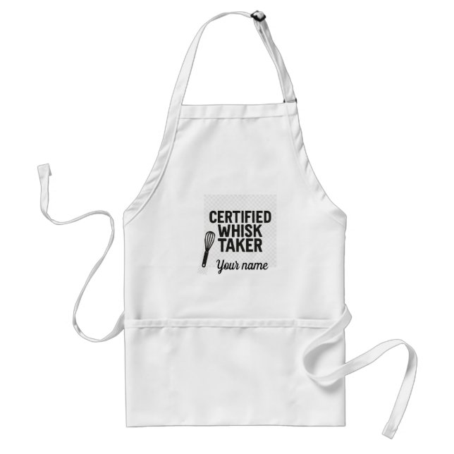 Tablier Preneur de Fouet Certifié – Cuisine Personnalisée  (Devant)