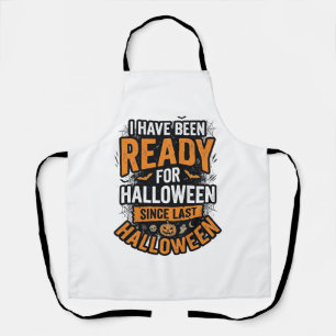 Tablier Prêt pour Halloween Vintage Chemise Épouvante Desi