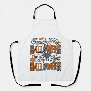 Tablier Prêt pour Halloween Vintage Gravure Design de T-Sh