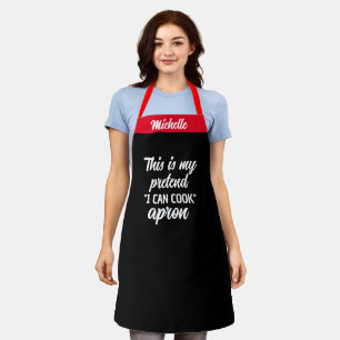 Tablier prétendant cuisiner - Cadeau drôle de cuis